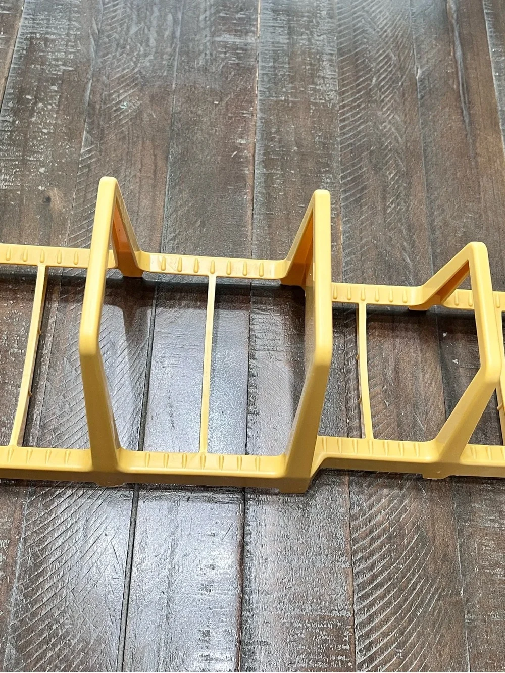 Vintage Rubbermaid Cabinet Organizer Harvest Gold Pot Lid Rack